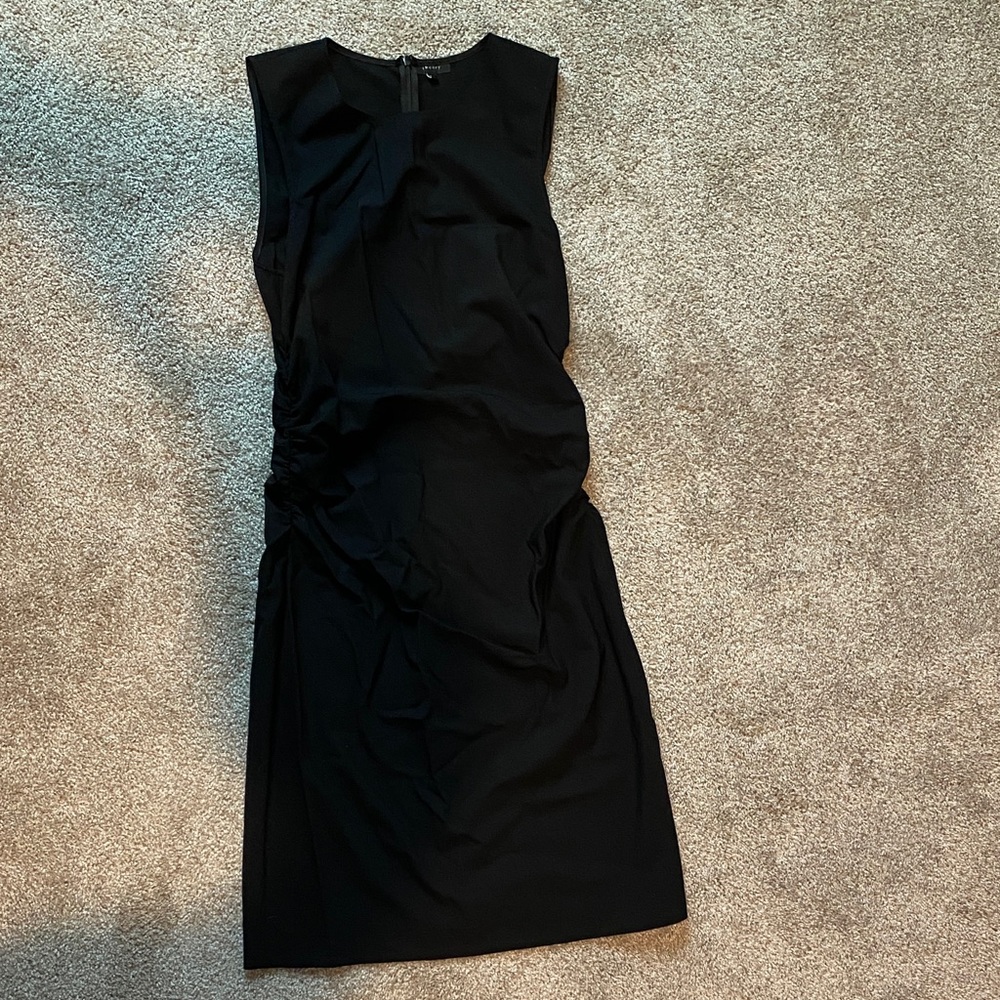 Theory Black Midi Dress